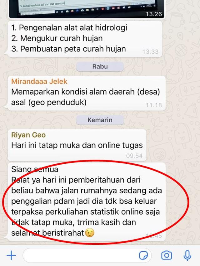 7 Chat Alasan Dosen Batalin Perkuliahan Ini Bikin Ngakak