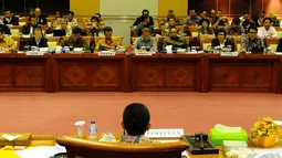 Mitra kerja Komisi III yang hadir yaitu BNN, KPK, PPATK, BNPT, Komnas HAM dan LPSK di Komplek Parlemen, Senayan, Jakarta, Rabu (3/9/2014) (Liputan6.com/Andrian M Tunay)