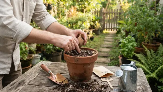 Menyemai Biji Paprika