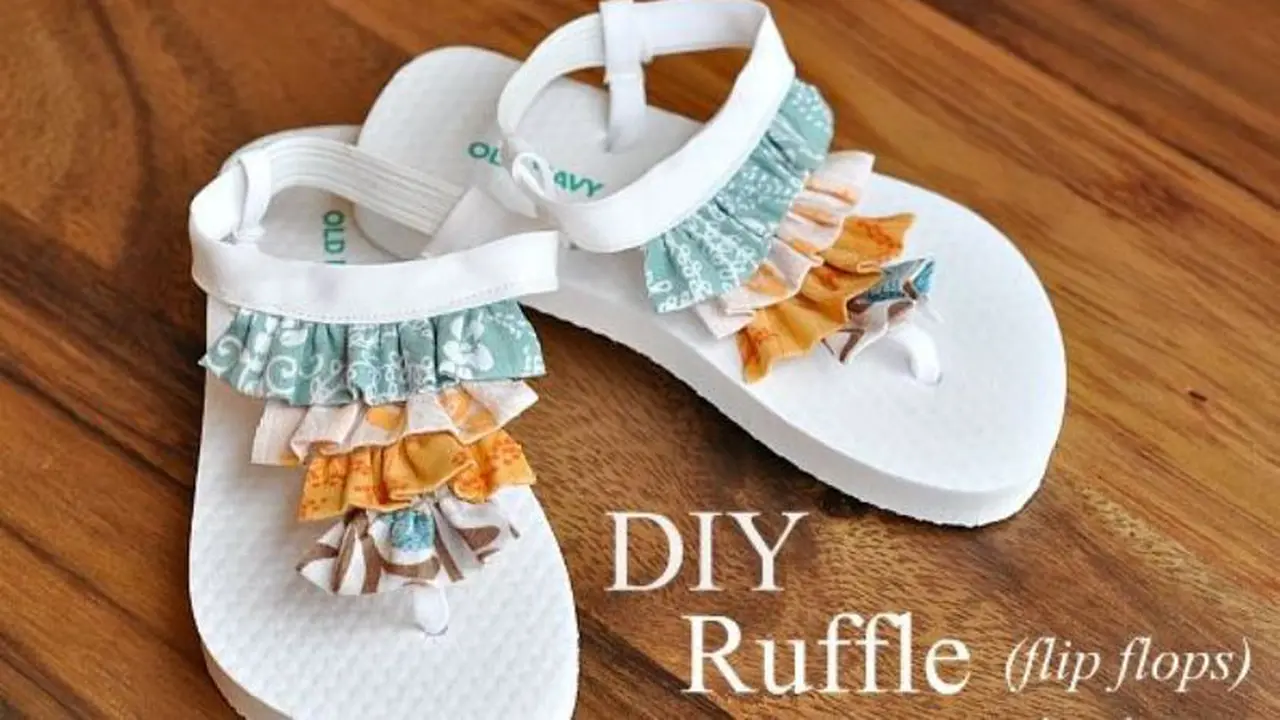 Langkah Mudah Bikin Sandal Ruffles yang Imut dan Kece