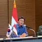 Duta Besar Republik Korea Selatan untuk Indonesia Kim Chang-Beom pada Press Conference Paparan Duta Besar Republik Korea, Selasa (14/1/2020). (Liputan6.com/Jihan Fairuzzia)