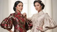 12 Dress Brokat Lengan Balon Pendek Paling Memukau 2025, Stunning dan Curi Perhatian