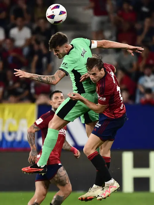 Sementara, Osasuna tertahan di tempat ke-14 dengan 7 poin. (ANDER GILLENEA / AFP)