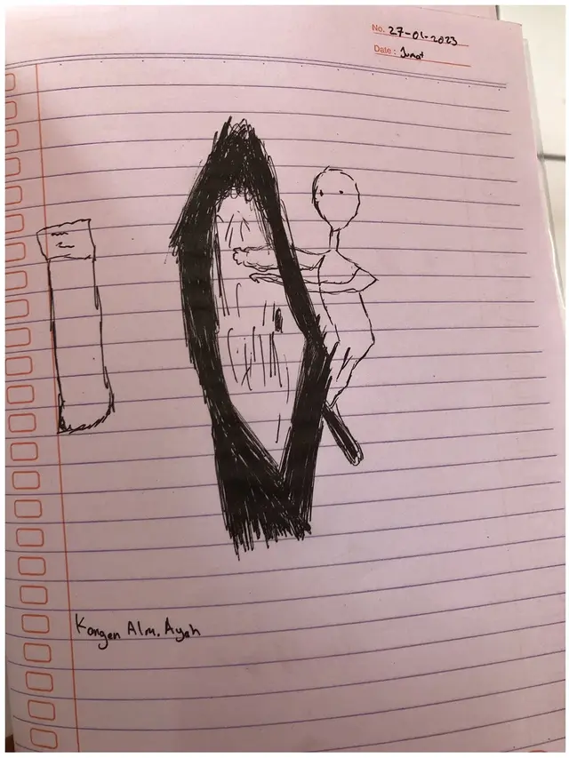 Guru BK Ini Minta Siswa Ekspresikan Perasaan Lewat Gambar, 5 Hasilnya Bikin Sedih