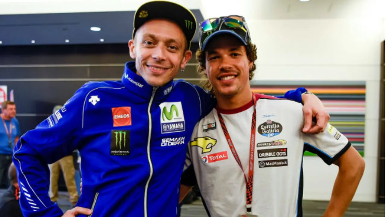 Valentino Rossi dan Franco Morbidelli