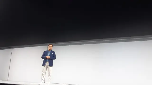 President of Visual Display Business Samsung Electronics JH Han. Liputan6.com/Jeko Iqbal Reza