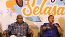 Anggota DPR RI terpilih Fraksi Partai Nasdem Roberth Rouw dan Bupati Lanny Jaya Befa Yigibalom menjadi pembicara dalam dialog Selasa di Jakarta Selasa (10/9/2019). Dialog mengusung Papua Bicara Papua: Dari Papua untuk NKRI mencari solusi masalah papua untuk keutuhan NKRI. (Liputan6.com/Angga Yuniar)