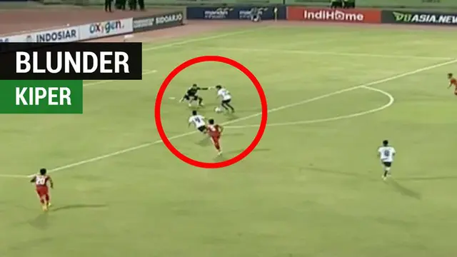VIDEO: Blunder Kiper Timnas Indonesia U-19 yang Buat Laos Hampir Cetak Gol