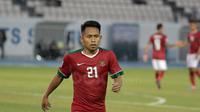 Andik Vermansah, Timnas Indonesia. (Bola.com/Nicklas Hanoatubun)