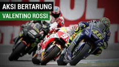 Berita video aksi bertarung Valentino Rossi di MotoGP 2017, Minggu (25/6). Pebalap Movistar Yamaha itu tak mudah menjadi juara kali ini.