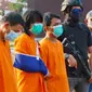 Tersangka narkoba penampung sabu dari Malaysia yang ditembak polisi karena melawan. (Liputan6.com/M Syukur)