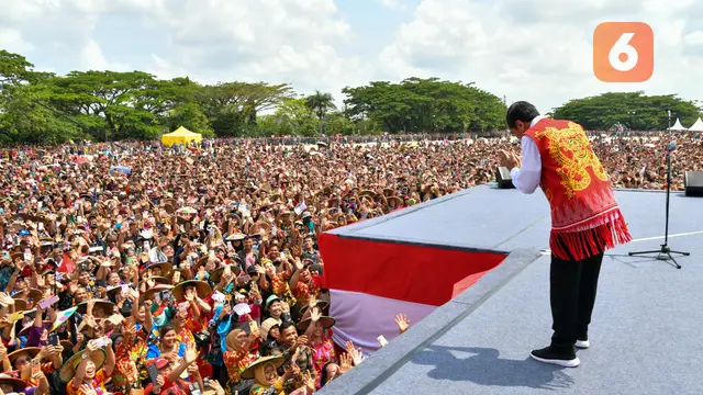 Presiden Jokowi di Kutai Barat