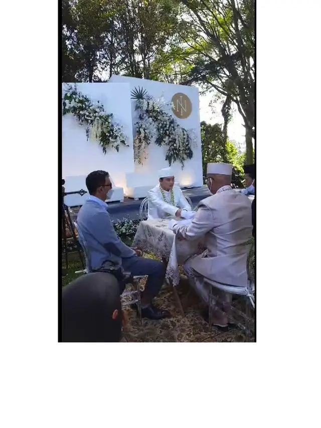 8 Momen Akad Nikah Ikbal Fauzi dan Novia, Buku Nikahnya Curi Perhatian