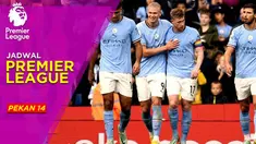 Berita Motiongrafis tentang Jadwal Lengkap Liga Inggris Pekan 14, Persaingan Ketat Antara Arsenal dan Manchester City di Papan Atas Klasemen Sementara.