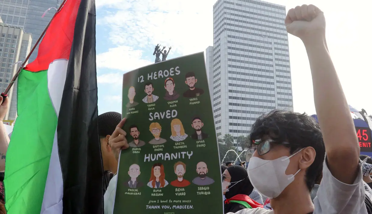 Aksi tersebut dikabarkan akan diikuti 10.000 orang, yang berasal dari lebih 50 negara. (Liputan6.com/Herman Zakharia)