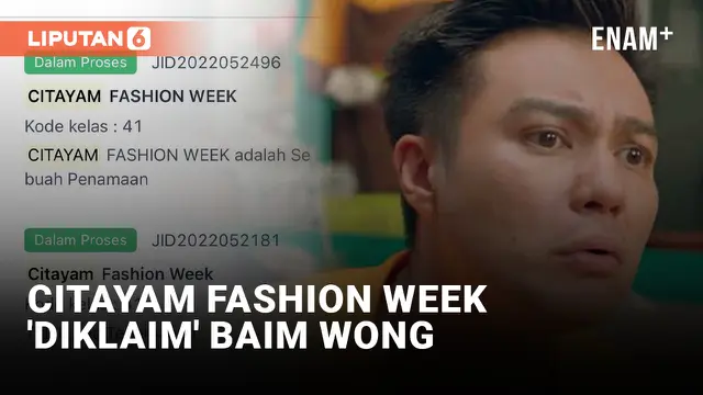 Baim Wong Diserang Netizen Karena Citayam Fashion Week