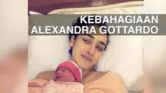 Kebahagiaan menghampiri Alexandra Gottardo. 13 Juli 2016, ia melahirkan putri pertamanya di sebuah rumah sakit di Bali
