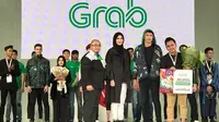 Jakarta Fashion Week menggandeng Grab dan Rani Hatta gelar kompetisi desain jaket ojek online. (Foto: Istimewa/Grab)