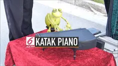 Seorang pengamen memodifikasi suaru alat khusus yang bisa membuat boneka katak seperti mahir bermain piano. Alunan merdu dari sang katak membuat warga yang menonton terpukau.