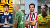 Musim baru, wajah baru. Deretan pemain diaspora Timnas Indonesia juga memutuskan untuk berlabuh bersama klub baru untuk mengarungi musim 2025/2026. (Kolase = Dok.Buriram United FC, U.S. Sassuolo, Willem II, Fortuna Sittard)