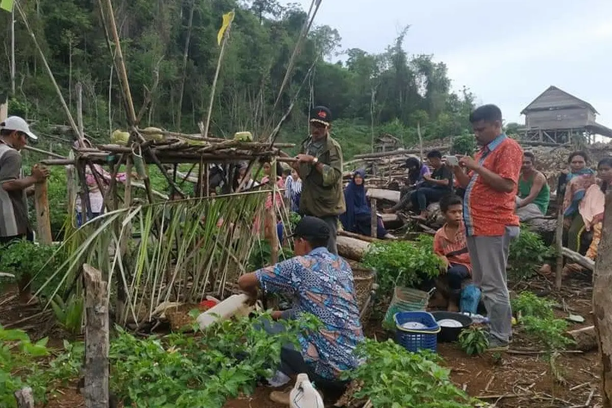 Di tengah heboh covid-19, tradisi kaago-ago pernah menjadi ritual penolak wabah penyakit masyarakat Muna.(Liputan6.com/Ahmad Akbar Fua)