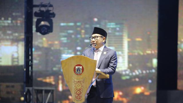 Menteri Koordinator Bidang Pemberdayaan Masyarakat Republik Indonesia (Menko PMR) Abdul Muhaimin Iskandar alias Cak Imin hadiri pembukaan Jakarta Fair Kemayoran (JFK) 2025.