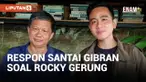 Gibran Rakabuming Raka Respon Santai Pernyataan Rocky Gerung: Gada Ada Komen
