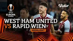Berita video highlights Liga Europa, West Ham United berhasil menang 2-0 atas Rapid Wina, Jumat (1/10/2021).