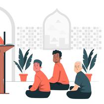 Ilustrasi ceramah, khotbah, Jumat. (Photo created by storyset on www.freepik.com)