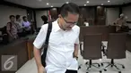 Mantan Direktur Jenderal Perhubungan Laut Kementerian Perhubungan Bobby Reynold Mamahit usai menjalani sidang putusan di Pengadilan Tipikor, Jakarta, Rabu (10/8). (Liputan6.com/Helmi Afandi)