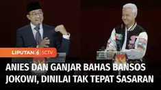 Dalam debat pamungkas semalam, Calon Presiden Anies Baswedan dan Ganjar Pranowo kompak mengkritik bantuan sosial Presiden Joko Widodo. Keduanya menilai, bantuan sosial Jokowi tidak tepat sasaran.
