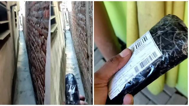 6 Potret Kurir Antar Paket di Gang Sempit Ini Penuh Perjuangan, Harus Sabar
