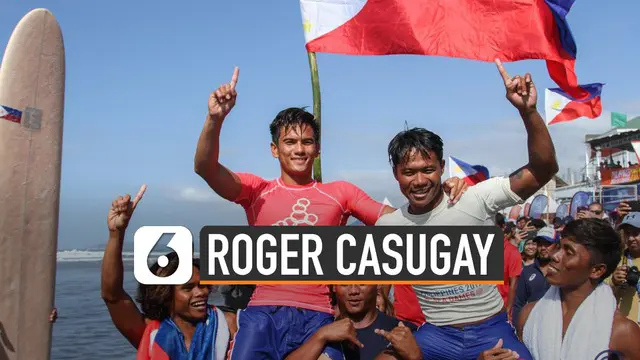 Peselancar Filipina, Roger Casugay dapat Fair Play Athlete di SEA Games 2019.