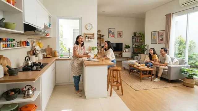 Desain Dapur Sederhana Untuk Orang Ekstrovert