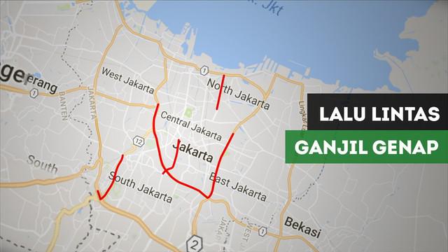 Berita video rekayasa perluasan lalu lintas ganjil genap untuk Asian Games 2018.