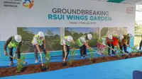 Penanaman Pohon untuk Taman Healing di RS Universitas Indonesia (RSUI)