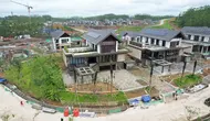 Update terbaru pembangunan rumah atau hunian bagi para menteri di Ibu Kota Nusantara (IKN), Kalimantan Timur selesai pada Juli 2024. (Dok Kementerian PUPR)