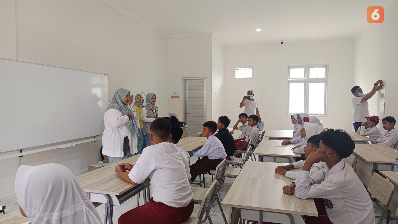 MPLS Sekolah Rakyat di Sentra Phalamarta Kabupaten Sukabumi. (Liputan6.com/Fira Syahrin).