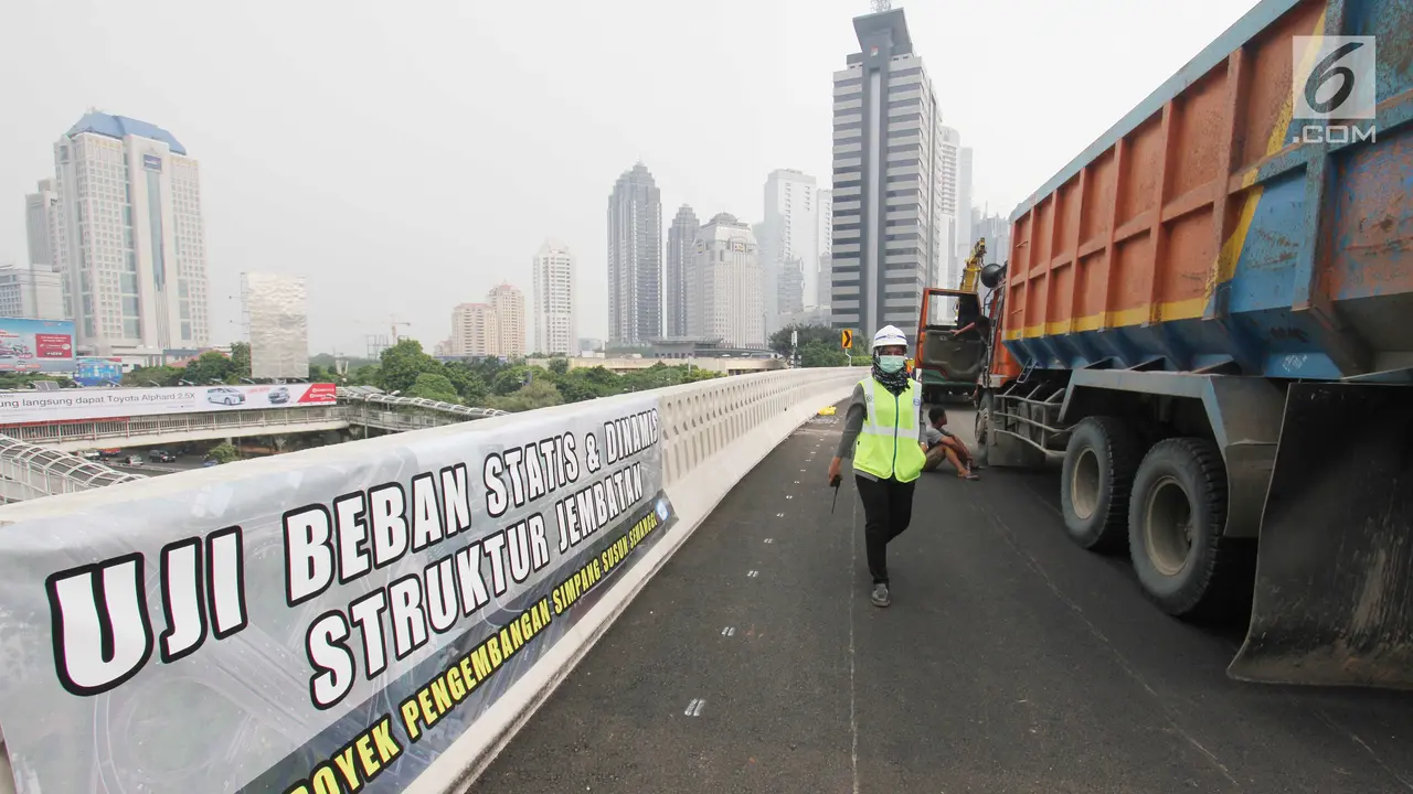 Uji Beban Statis dan Dinamis Simpang Susun Semanggi