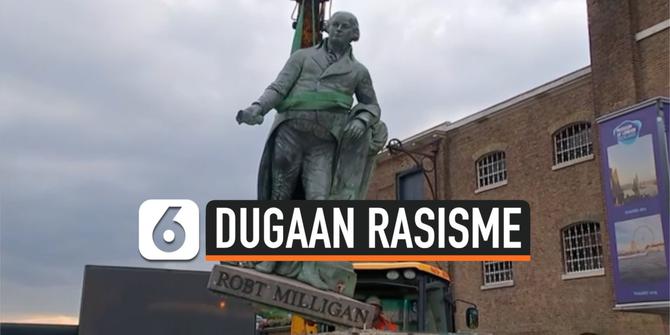 VIDEO: Sejumlah Patung Dugaan Rasisme di London diturunkan