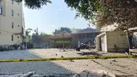 Menengok Jejak Sisa Bentrok di Menteng