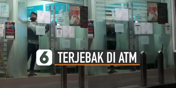 VIDEO: Viral Pria Terjebak di Ruang ATM, Ini Dia Penyebabnya