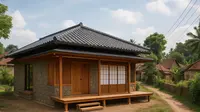 6 Model Rumah Sederhana Gaya Jepang Modern di Kampung, Inspirasi Hunian Estetik yang Bikin Betah di 2025