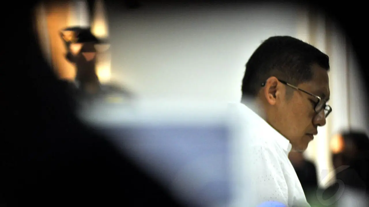 Ekspresi Sedih Anas Divonis 8 Tahun Penjara