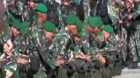 Pasukan Pemukul Reaksi Cepat (PPRC) menggelar latihan gabungan di Tarakan, Kalimantan Utara.