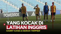 Berita video peliputan langsung jurnalis Bola.com, Ade Yusuf Satria, saat Timnas Inggris menjalani latihan untuk laga Piala Dunia 2022 di Qatar, Kamis (24/11/2022). Hadir momen menarik yang melibatkan Harry Kane dan Kieran Trippier dalam latihan itu.