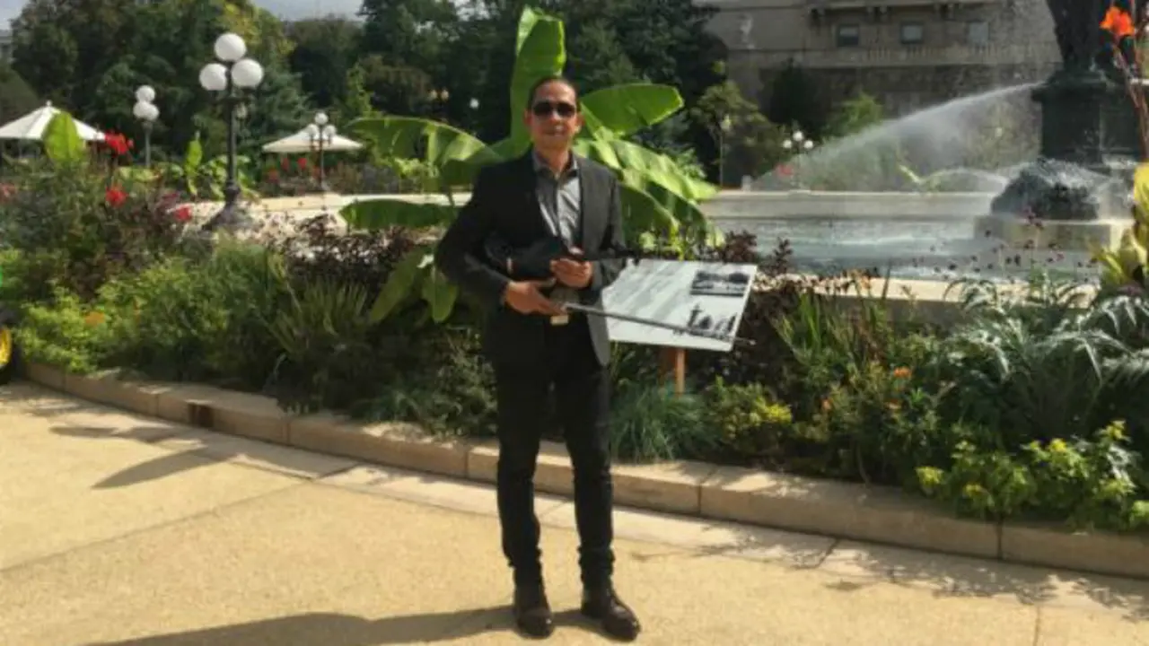 Maestro biola, Tengku Ryo, saat berada di Washington, D.C.