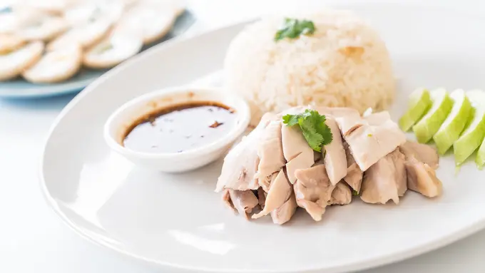 daging ayam kukus