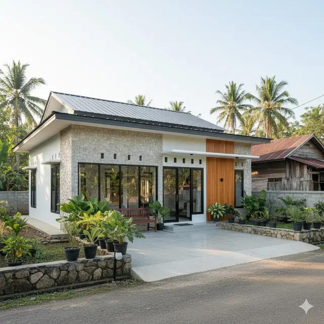 Model Rumah Murah Tapi Elegan 2025. Gemini