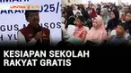 Menteri Sosial, Saifullah Yusuf meninjau kesiapan pelaksanaan masa pengenalan lingkungan sekolah (MPLS) sekolah rakyat di Kota Cimahi, Jawa Barat, Sabtu siang.